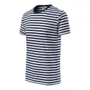 Malfini Sailor 803 unisex póló, temgerészkék csíkos 02  - 3XL méret (100% pamut, 150 g/m2)