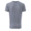 Malfini Sailor 803 unisex póló, temgerészkék csíkos 02  - 3XL méret (100% pamut, 150 g/m2)