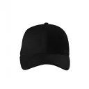 Malfini Sunshine P31 baseball sapka, fekete 01 (6 paneles, 100% pamut, 155 g/m2)