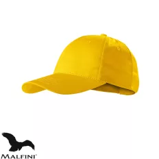   Malfini Sunshine P31 baseball sapka, sárga 04 (6 paneles, 100% pamut, 155 g/m2)