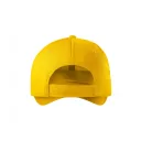 Malfini Sunshine P31 baseball sapka, sárga 04 (6 paneles, 100% pamut, 155 g/m2)