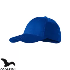   Malfini Sunshine P31 baseball sapka, királykék 05 (6 paneles, 100% pamut, 155 g/m2)