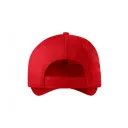 Malfini Sunshine P31 baseball sapka, piros 07 (6 paneles, 100% pamut, 155 g/m2)