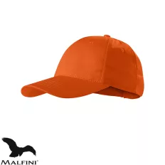   Malfini Sunshine P31 baseball sapka, narancssárga 11 (6 paneles, 100% pamut, 155 g/m2)