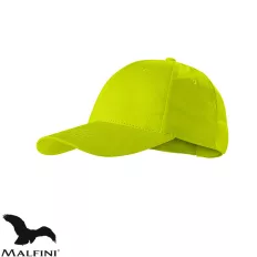   Malfini Sunshine P31 baseball sapka, lime 62 (6 paneles, 100% pamut, 155 g/m2)