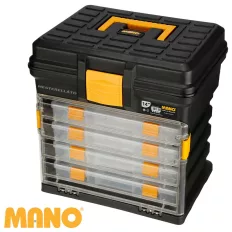   MANO H-14 fiókos szerszámosláda (műanyag), 340x272x341 mm