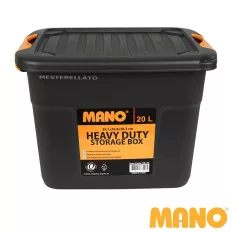  MANO NB-20 tárolóláda (fedéllel) (műanyag), 298x390x283 mm