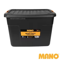   MANO NB-60 tárolóláda (fedéllel) (műanyag), 600x393x410 mm