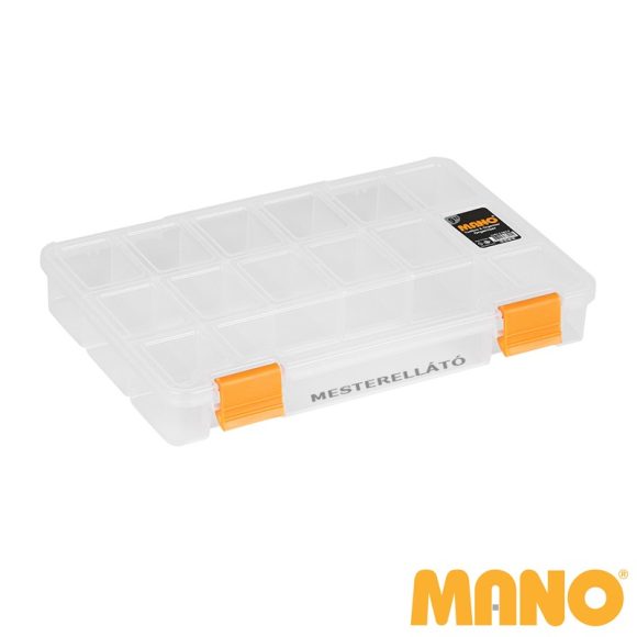 MANO S-ORG-9 rekeszes szortiment (műanyag), 230x150x33 mm