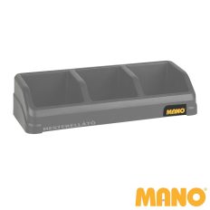   MANO TOB-13 asztali rendszerező (műanyag), 325x120x75 mm (szürke)