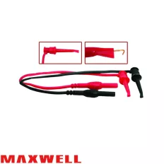   Maxwell 25383 kampós műszerzsinór pár banándugóval - 33 cm