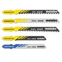 Metabo 623645000 szúrófűrészlap készlet, 5 darabos (fa-fém-műanyag)