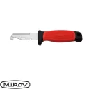Mikov 349-NH-1 kábelcsupaszító kés tokkal, piros-fekete - 174/78 mm