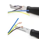 Mikov 349-NH-1 kábelcsupaszító kés tokkal, piros-fekete - 174/78 mm