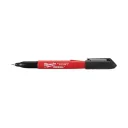 Milwaukee 48223154 INKZALL jelölőfilc készlet, fekete, vékony - 0,6 mm (tartós) (4 darab)