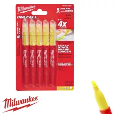   Milwaukee 48223201 INKZALL szövegkiemelő filc szett, 5 db (sárga)