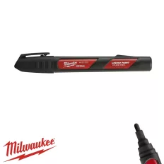   Milwaukee 48223731 INKZALL Liquid szelepes jelölőfilc  - vastag fekete (tartós, durva körülményekre)