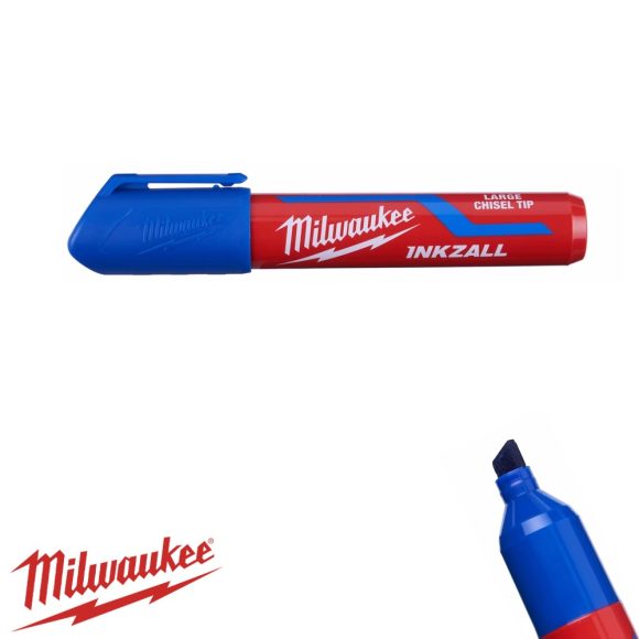 Milwaukee 4932471557 INKZALL L vastag kék jelölőfilc 6,2 mm (tartós)