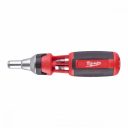 Milwaukee 4932471598 racsnis csavarhúzó 9in1 (1/4"), bitekkel