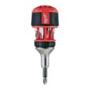 Milwaukee 4932471868 racsnis marokcsavarhúzó 8in1 (1/4"), bitekkel