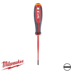  Milwaukee szigetelt lapos csavarhúzó 3,5x100 mm (VDE 1000V, Tri-Lobe markolat)