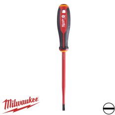   Milwaukee szigetelt lapos csavarhúzó 6,5x150 mm (VDE 1000V, Tri-Lobe markolat)