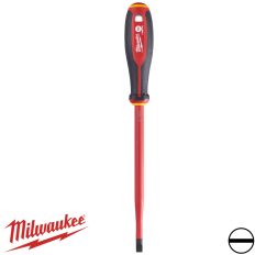   Milwaukee szigetelt lapos csavarhúzó 8x175 mm (VDE 1000V, Tri-Lobe markolat)