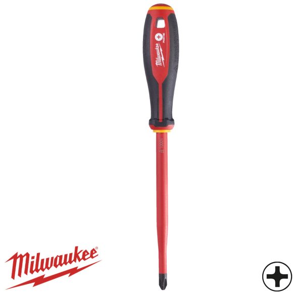 Milwaukee szigetelt csavarhúzó PH3x150 mm (VDE 1000V, Tri-Lobe markolat)