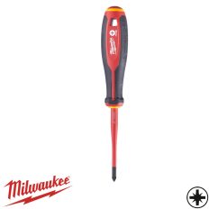   Milwaukee szigetelt csavarhúzó PZ1x80 mm (VDE 1000V, Tri-Lobe markolat)