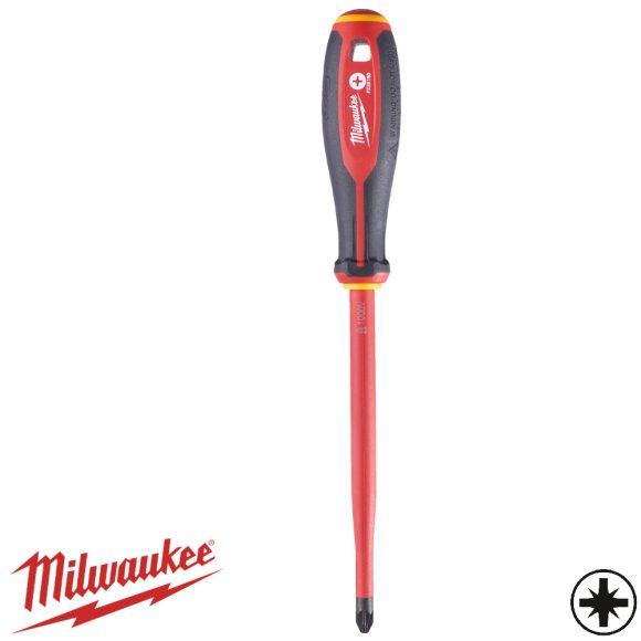 Milwaukee szigetelt csavarhúzó PZ3x150 mm (VDE 1000V, Tri-Lobe markolat)