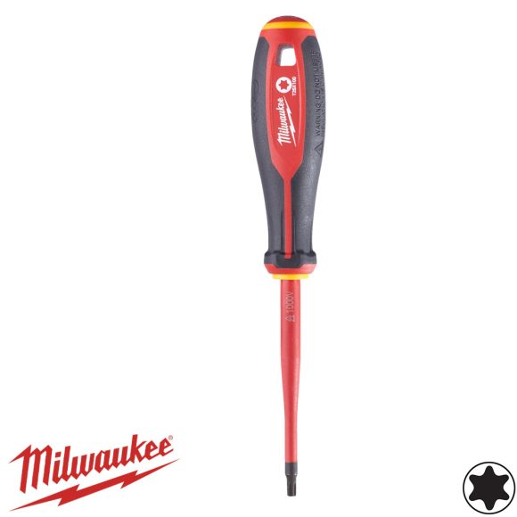 Milwaukee Torx szigetelt csavarhúzó T25x100 mm (VDE 1000V, Tri-Lobe markolat)