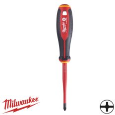   Milwaukee szigetelt csavarhúzó PH2/SLx100 mm (VDE 1000V, Tri-Lobe markolat)