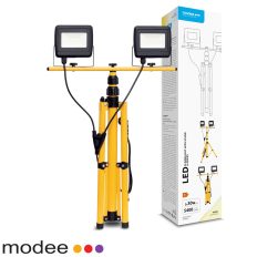   Modee LED reflektor munkalámpa állvánnyal 2x30W - 5400lm (4000K, 120°)