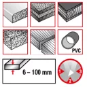 MPS 4046 orrfűrészlap fához CrV 240/210x19x1.2 mm (6-10 Tpi) - 5 darab