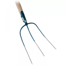   Muta 10006 kovácsolt széna villa (acél), 3-ágú, fanyéllel