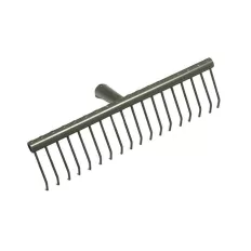   Muta 10146 begyűjtő gereblyefej (festett acél), 600 mm (22 fog)