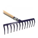 Muta 10224 gereblye (festett fém), fanyéllel (12 fog)