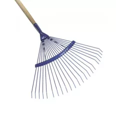   Muta 10289 fém lombseprű, pálcás fogú (íves) (fém), fanyéllel, 22 fog (erősített)