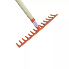 Muta 10402 gereblye (festett fém), fanyéllel (14 fog)