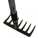 Muta 13423 gereblye (festett acél), teleszkópos nyéllel