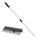 Muta 16751 kétoldalas gereblye alumínium teleszkópos nyéllel (30/16 fog) 445 mm