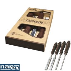   Narex Super 860300 Profi asztalos favéső készlet CrMn, műanyag nyél - 6-12-20-26 mm