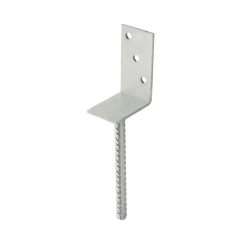   12505 L-alakú oszloptalp, betonozható, 120x60x100/200 mm (tűzihorganyzott)