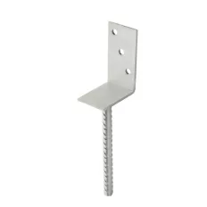   12505 L-alakú oszloptalp, betonozható, 80x60x100/200 mm (tűzihorganyzott)