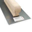 248192 fűrészfogú glettvas fa markolattal, 240x120mm (V-fogazás 4 mm, magyar)