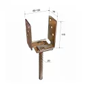 3217483 állítható szélességű betonozható oszloptalp 60-130x70x110/200 mm (sárg. horganyzott)