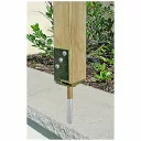 3217483 állítható szélességű betonozható oszloptalp 60-130x70x110/200 mm (sárg. horganyzott)