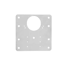 Kivetőpánt javító lemez, inox - 90x90 mm (1 mm vtg.)