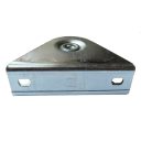 3262804 rászerelhető tolókapu görgő, V profil - 80 mm (horganyzott)