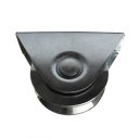 3262804 rászerelhető tolókapu görgő, V profil - 80 mm (horganyzott)